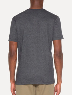 Camiseta Von der Volke Masculina Origineel Lines Buildings Chumbo Mescla