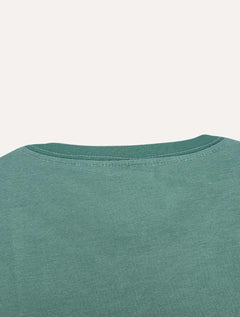Camiseta Dudalina Masculina Sport Double Stripes Verde Claro