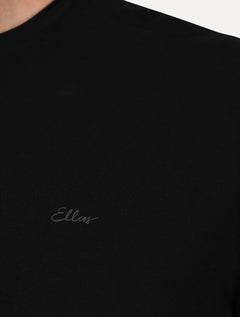 Camiseta Ellus Masculina Viscose Classic Signature Preta