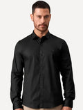 Camisa Calvin Klein Jeans Slim Fit New CKJ Logo Preta