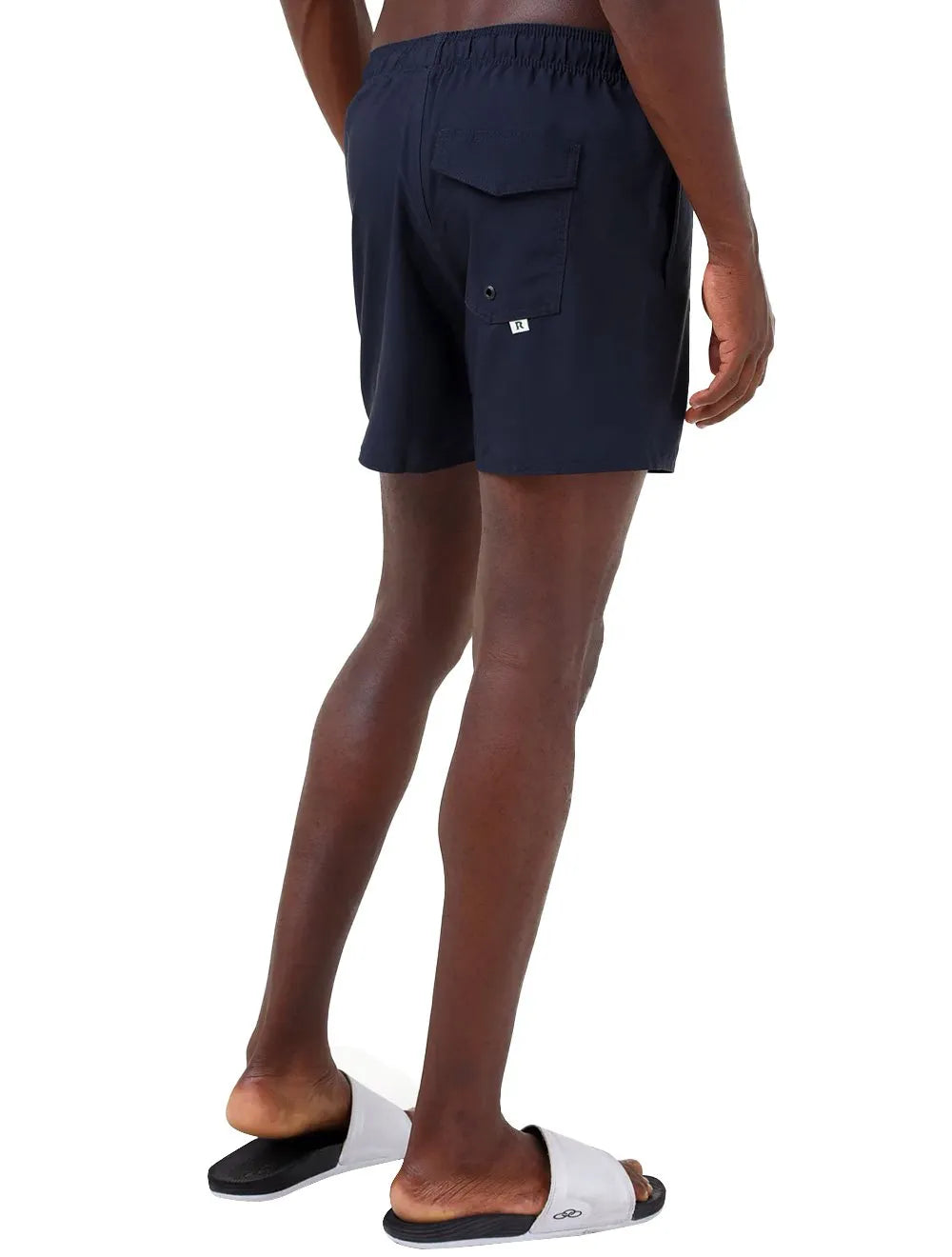Short Reserva D'Água Beachwear Liso Bazar Azul Marinho