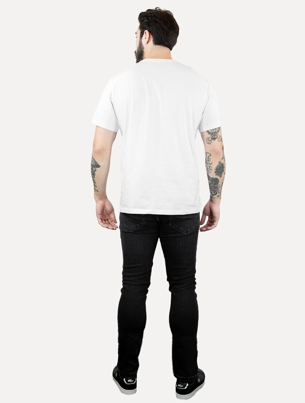 Camiseta Colcci Masculina Basica Logo Minimalista Branca