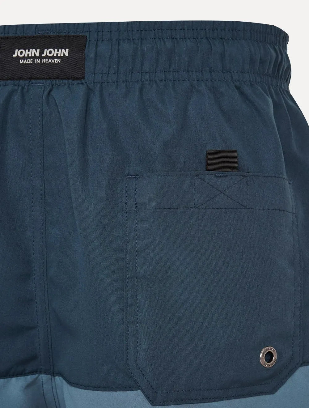 Short John John Masculino Bicolor Azul Médio / Marinho