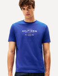 Camiseta Tommy Hilfiger Masculina Center New Stack Azul Royal