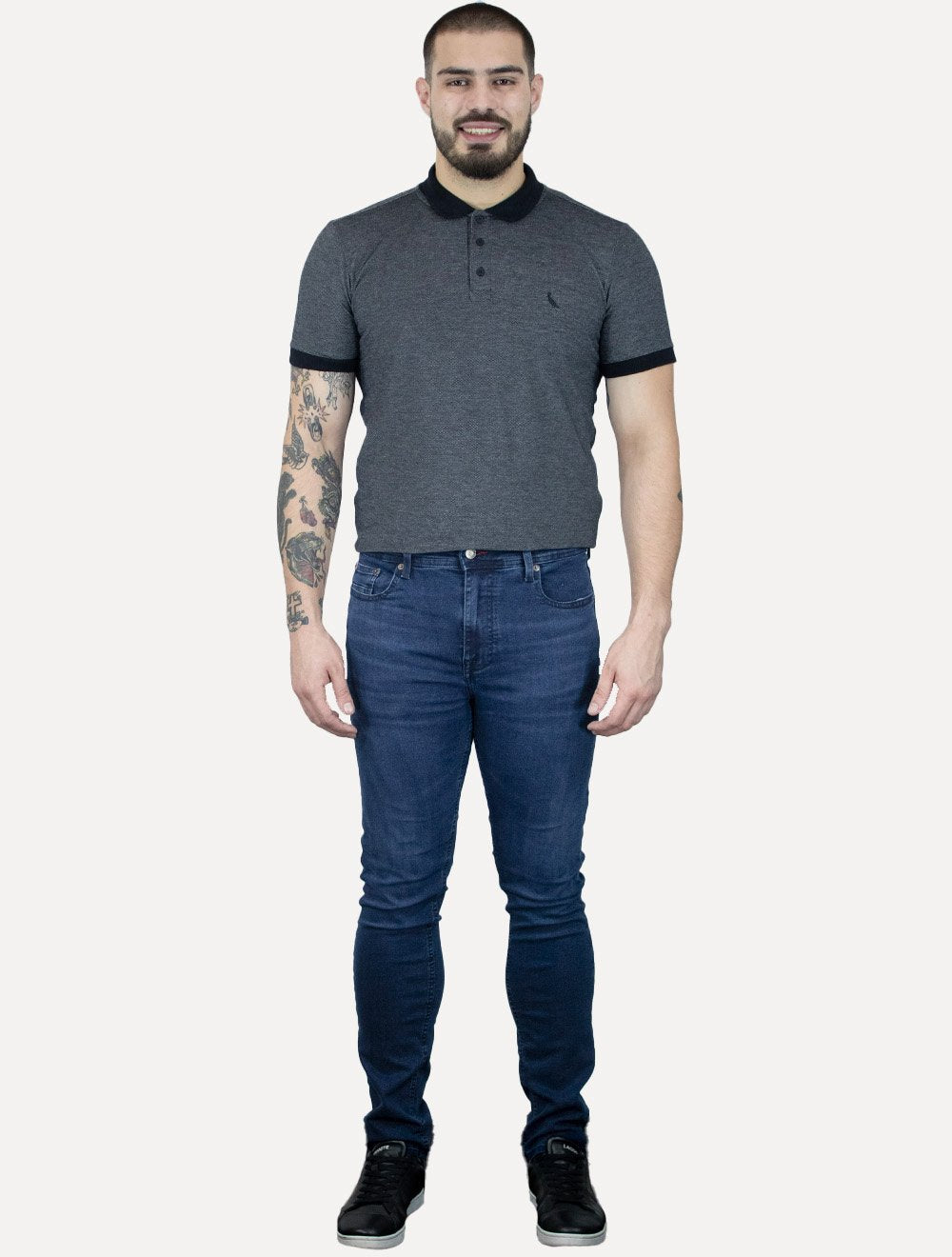 Calça Tommy Hilfiger Jeans Masculina Slim Bleecker Azul Medium