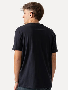 Camiseta Armani Exchange Masculina Embroidery AX Light Logo Azul Marinho