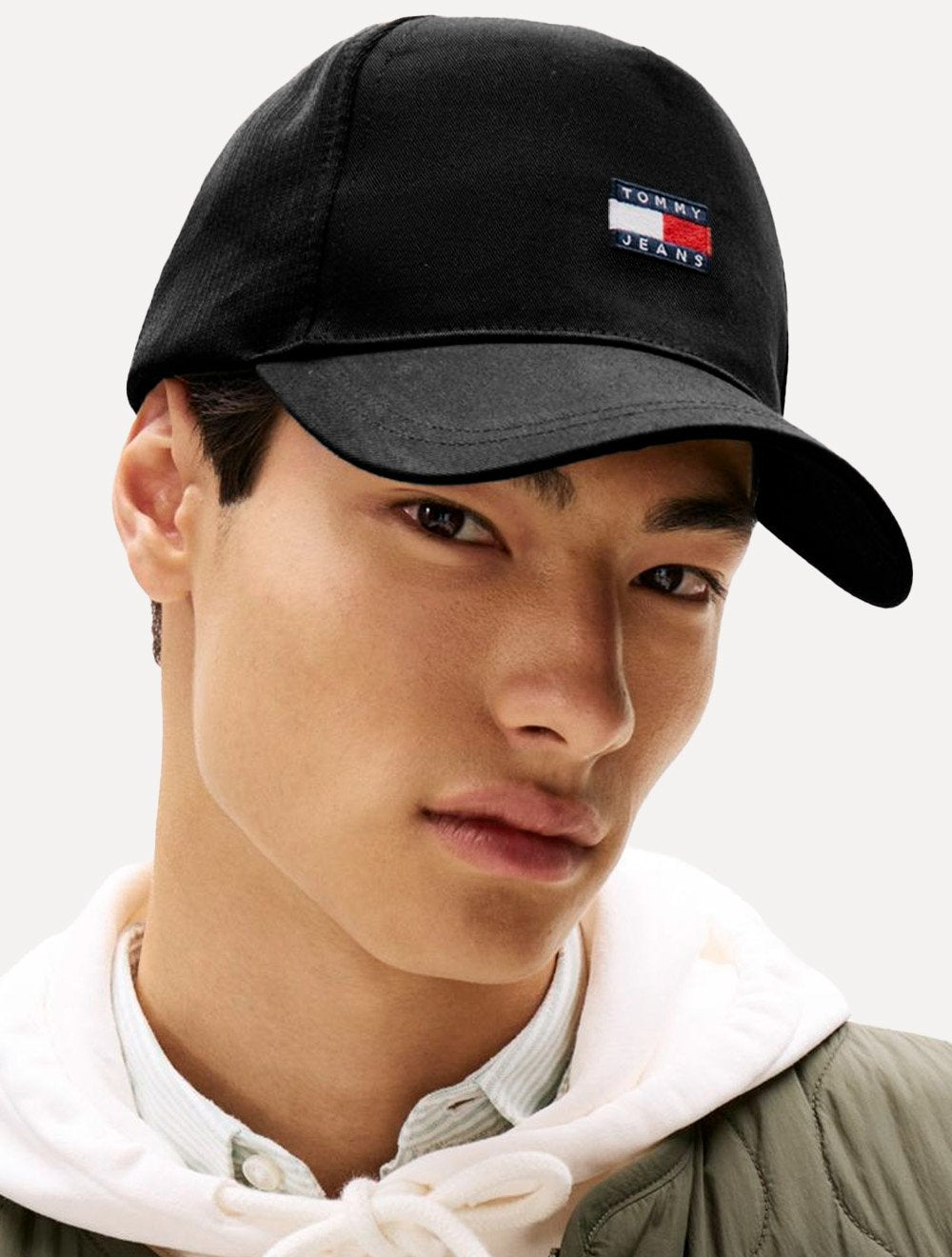 Boné Tommy Jeans Masculino Heritage Trucker Preto