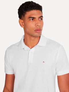 Polo Aramis Masculina Basic Piquet Branca