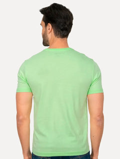 Camiseta Aleatory Masculina Dark Grey Icon Verde Menta