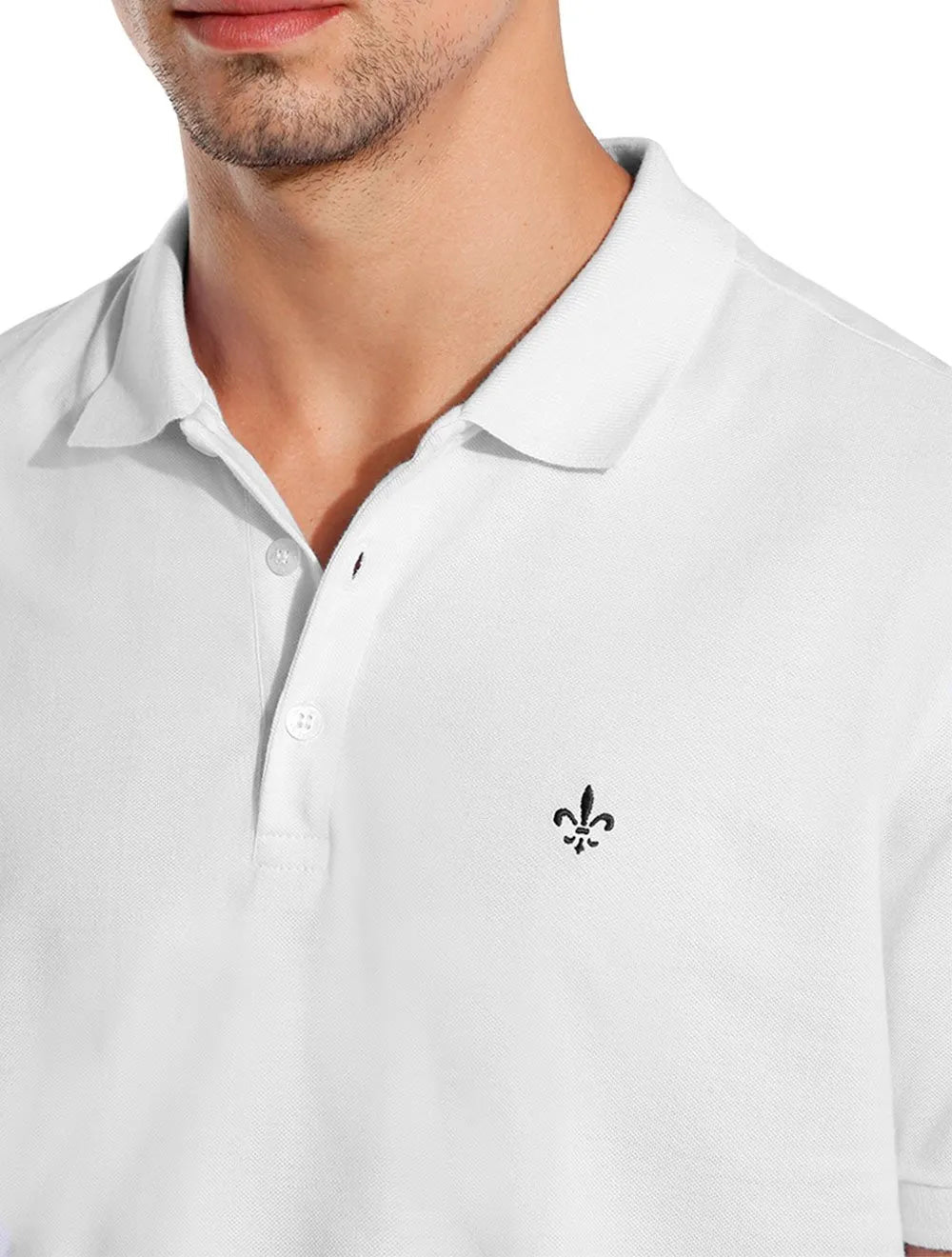 Polo Dudalina Masculina Essentials Extra Cotton Branca