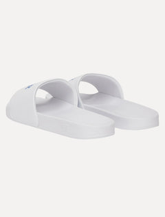 Chinelo Tommy Hilfiger Print Tumble Pool Slide Branco