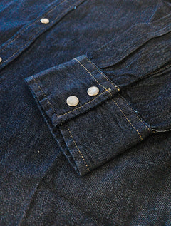 Camisa Levis Masculina Jeans Classic Western Standard Escura