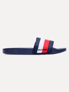 Chinelo Tommy Hilfiger Masculino Slide Marco 18D Azul Marinho