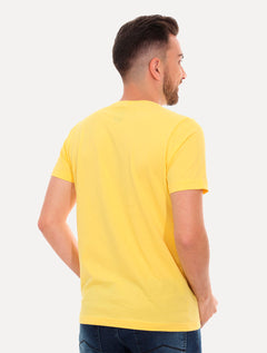 Camiseta Aleatory Masculina Melon Yellow Amarela