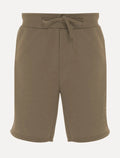 Bermuda John John Masculina Moletom Embossed Logo Cáqui Médio