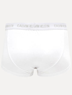 Cueca Calvin Klein Low Rise Trunk Classic Branca Preta Pack 4 UN