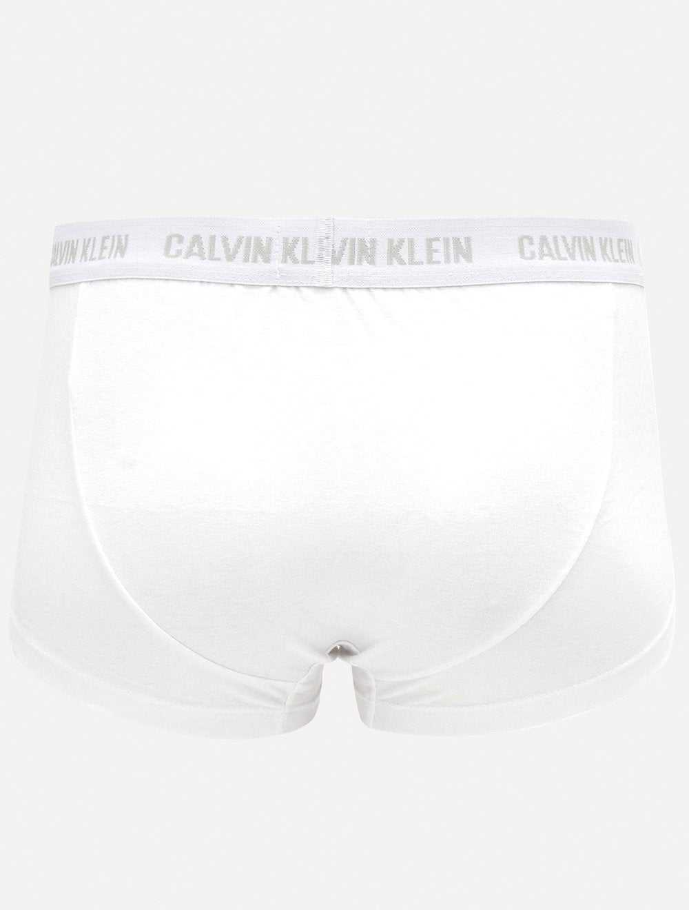 Cueca Calvin Klein Low Rise Trunk Classic Branca Preta Pack 4 UN