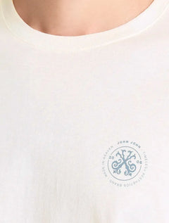Camiseta John John Masculina Regular Fit Brand Off White