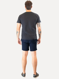 Short Original Penguin Masculino D'Água Logo Patch Azul Marinho