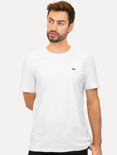 Camiseta Osklen Masculina Slim Rough Longboard Branca