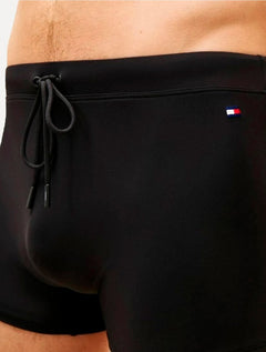 Sunga Tommy Hilfiger Masculina Trunk Logo Preta