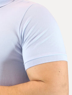 Polo Ellus Masculina Piquet Classic Easa Azul Claro
