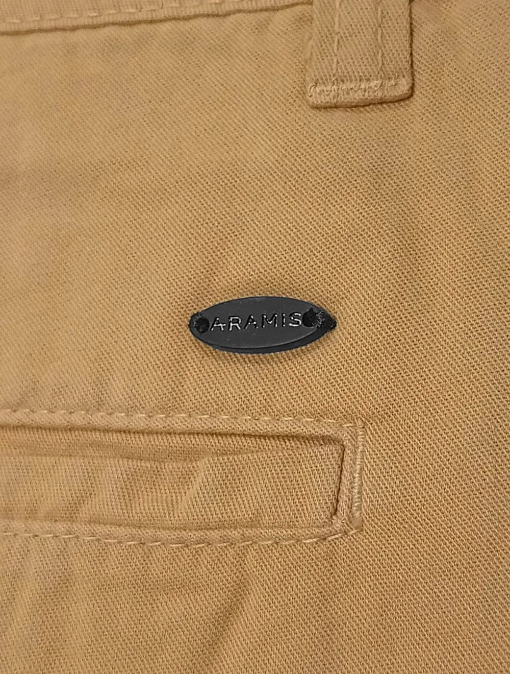 Bermuda Aramis Masculina Chino Color Basica Cáqui Médio