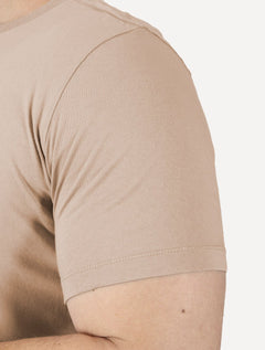 Camiseta Von der Volke Masculina Origineel Velvet Dark Lion Cáqui Médio
