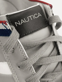 Tênis Nautica Masculino Firenze Listrado Cinza