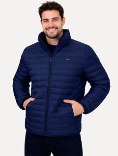 Jaqueta Calvin Klein Masculina Puffer Waterproof Azul Marinho