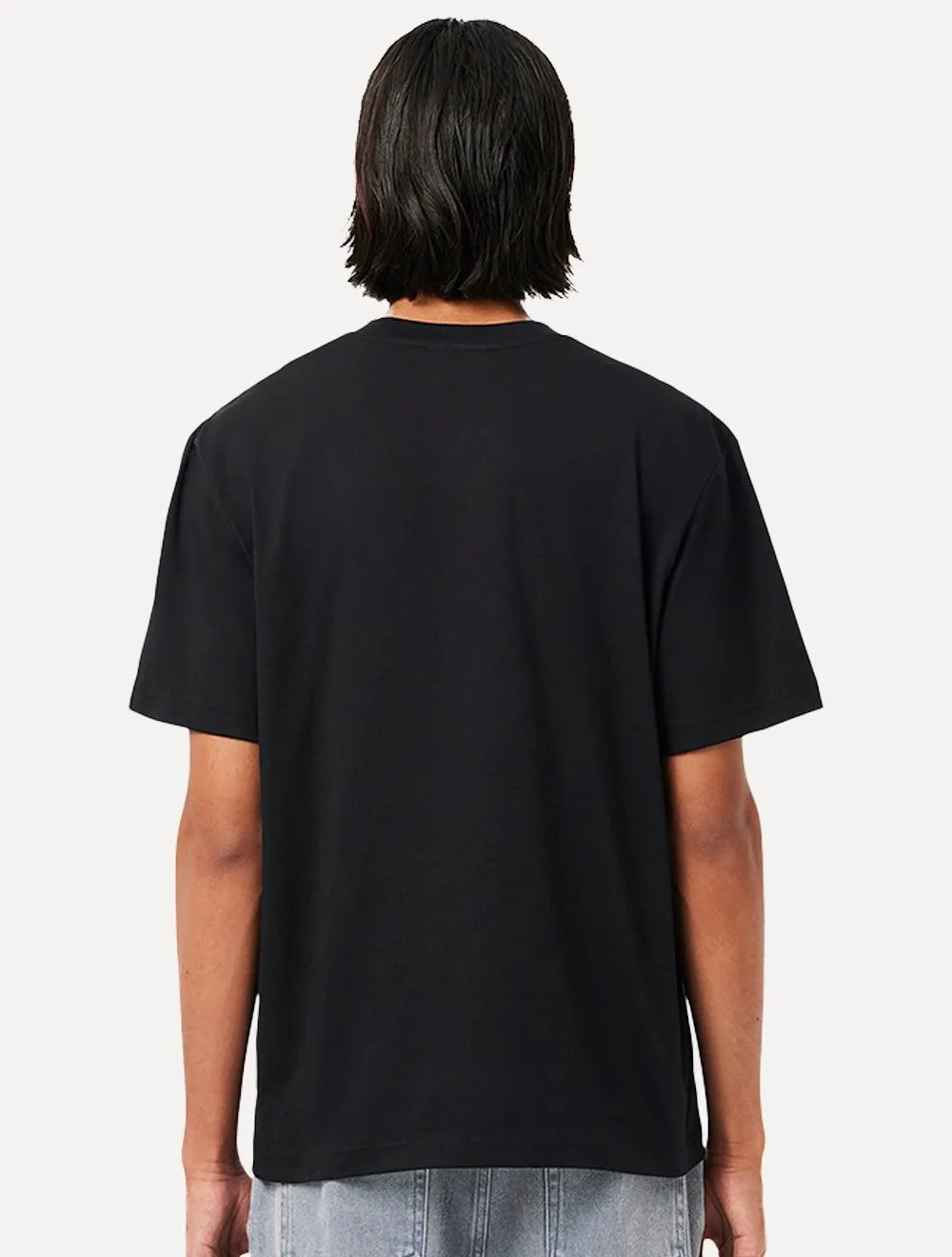 Camiseta Lacoste Masculina Classic Basic Cotton Preta