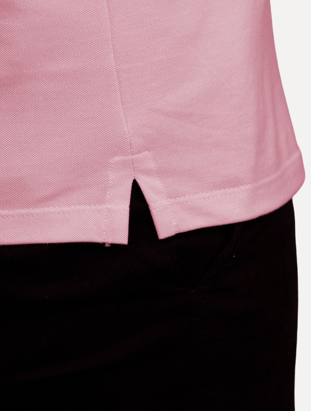 Polo Dudalina Piquet Essentials Cotton Basica Modal Rosa Claro