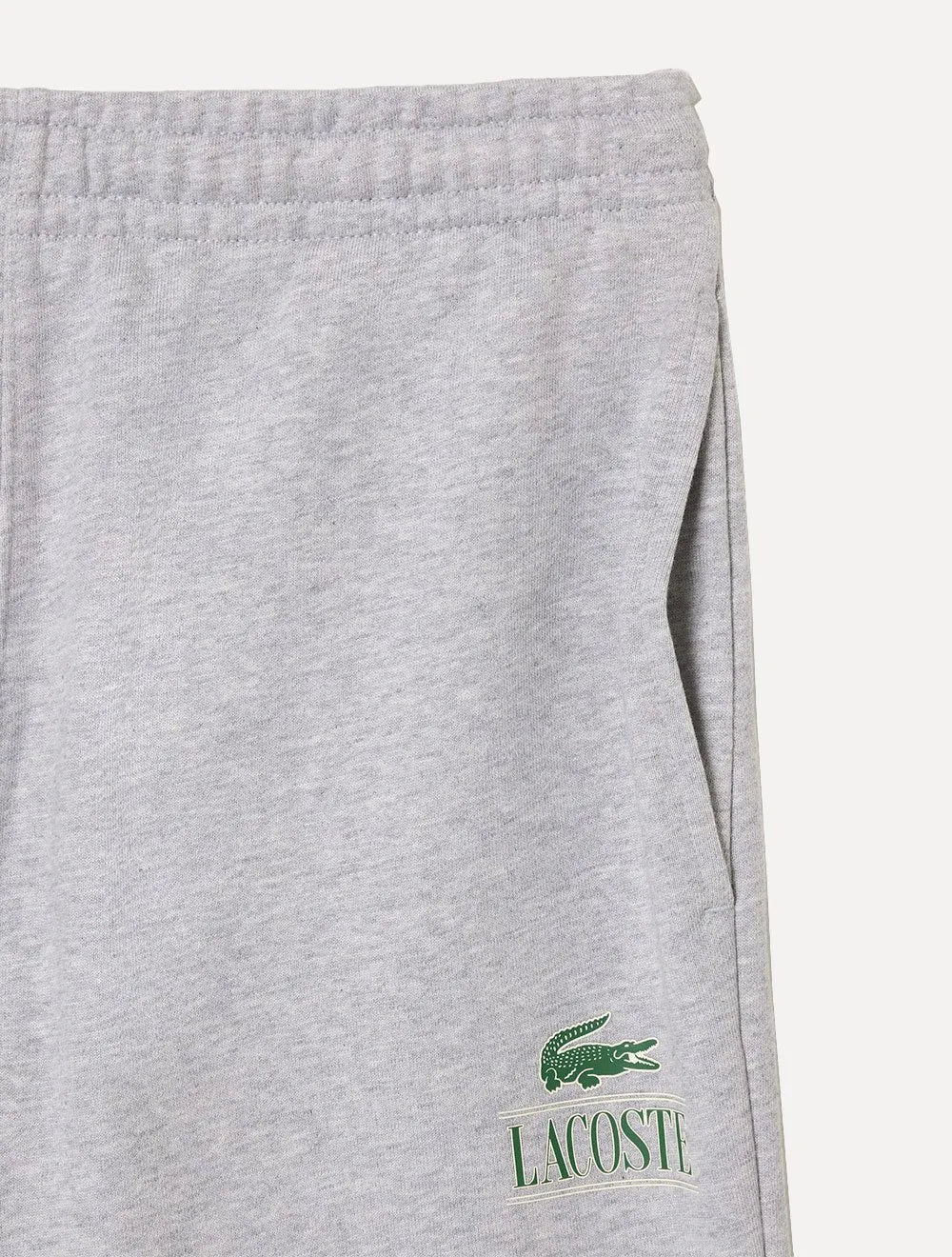 Kit Bermudas Masculina Calvin Klein Jeans e Lacoste | Moletom Preta/Cinza Mescla