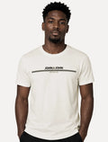 Camiseta John John Masculina Regular Fit Simple Lines Off White