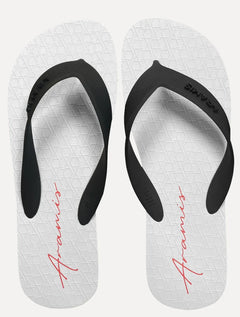 Chinelo Aramis Masculino ARM1156 Pencil Black Branco