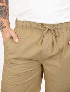 Bermuda Dudalina Masculina Sarja Cordão Algodão Cáqui