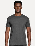 Camiseta Aramis Masculina Basic Lisa Mono Icon Cinza Mescla