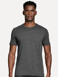 Camiseta Aramis Masculina Basic Lisa Mono Icon Cinza Mescla