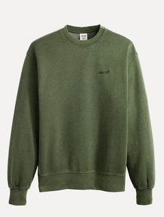 Moletom Levis Masculino Crewneck Authentic Logo Poster Verde