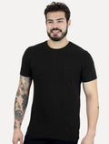 Camiseta John John Masculina Slim Clean Preta