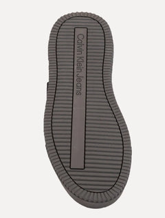 Tênis Calvin Klein Masculino Couro Chunky Unicolor Chumbo