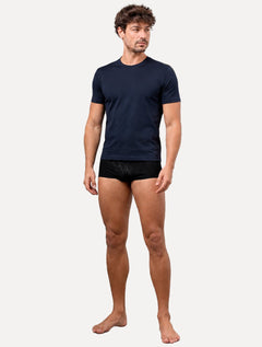 Sunga Calvin Klein Swimwear Trunk Monogram Preta