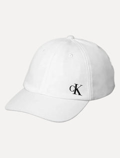 Boné Calvin Klein Jeans 6 Gomos CK Branco