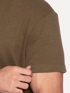 Camiseta Osklen Masculina Canelado Pure Soft Marrom