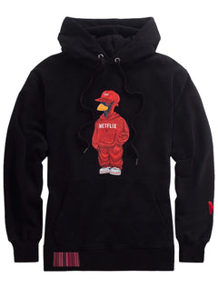 Moletom Reserva Masculino Hoodie Netflix Woodpecker Preto