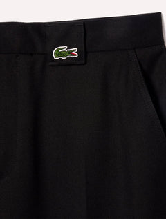 Calça Lacoste Masculina Sarja Chino Straight Croco Preta