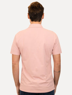 Polo John John Masculina Light Transfer Rosa