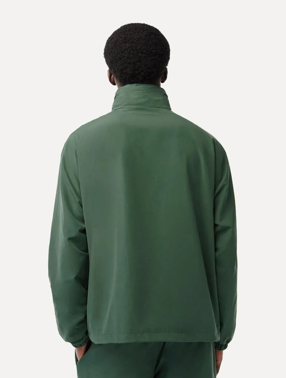 Jaqueta Lacoste Masculina Hoodie Curta Impermeável Verde