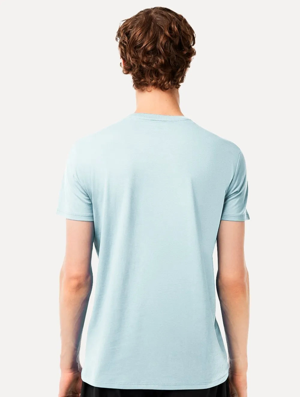 Camiseta Lacoste Masculina Jersey Pima Cotton Azul Claro