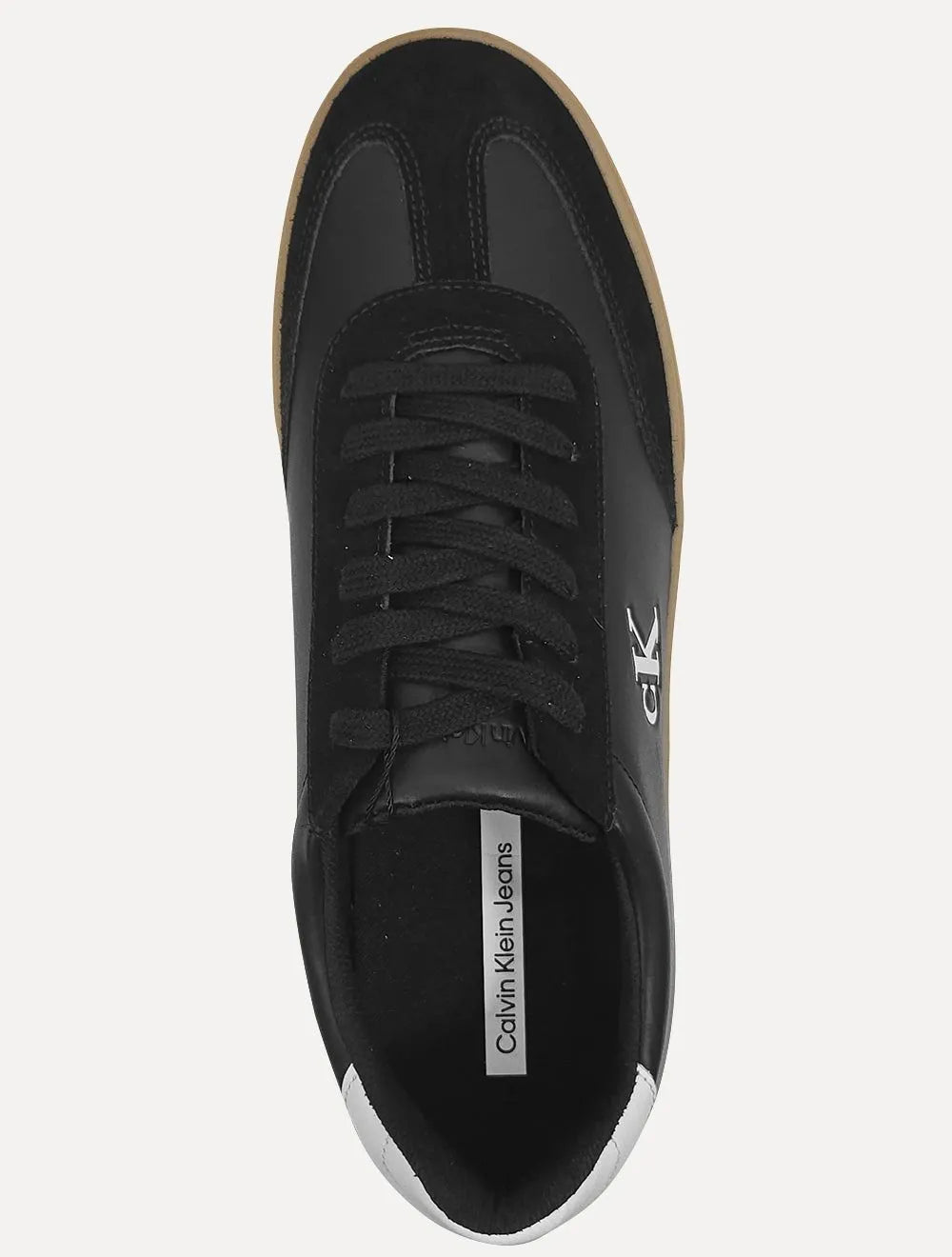 Tênis Calvin Klein Jeans Masculino Palito Embossed CK Preto